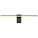 Aplică metal negru mat, acrilic alb, IP44, l x I: 608x80mm, A: 150mm, incl. LED 10W 230V, sursă 1020lm, putere 560lm, 4000K - imagine 4