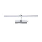 Aplica de perete,crom, acril transparent, comutator ,mobil, WxH: 430x160, AL: 180, inclusiv 1xLED 3W 12V, 220lm, 4000K. - imagine 2