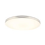 Plafoniera, metal alb, plastic, decor inel de crom, D: 370, H: 80, inclusiv 1xLED 24W 230V 1800lm 3000K - imagine 4