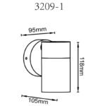 Aplica de exterior aluminiu antracit mat, plastic negru mat, sticlă transparentă, rotativ/orientabil, IP44, LxA: 95x118mm, AL: 105mm, excl. 1x GU10 35W 230V - imagine 5