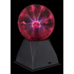 Lampă de masă din plastic negru, plastic transparent, efect de lumină pe 2 niveluri, 3,6 W, adaptor AC 12V 300mA, ø: 127mm, I: 205mm, lungime cablu 1800mm, fără TVA. - imagine 3