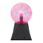 Lampă de masă din plastic negru, plastic transparent, efect de lumină pe 2 niveluri, 3,6 W, adaptor AC 12V 300mA, ø: 127mm, I: 205mm, lungime cablu 1800mm, fără TVA. - imagine 5