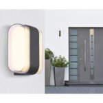 Lampă de exterior din metal antracit mat, acrilic transparent, plastic opal, IP54, LxA: 160x125mm, AL: 78mm, incl. LED 12W 230V, sursă 1400lm, ieșire 1133lm, 3000K - imagine 2
