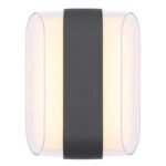 Lampă de exterior din metal antracit mat, acrilic transparent, plastic opal, IP54, LxA: 160x125mm, AL: 78mm, incl. LED 12W 230V, sursă 1400lm, ieșire 1133lm, 3000K - imagine 5