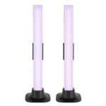 Lampă de masă plastic negru/alb, reglabil, efect curcubeu RGB, SmartLight, 2 tije de lumină pot fi conectate prin cablu USB-C, prin intermediul aplicației pot fi setate multe moduri de lumină, L x l x I: 30x30x325mm, set de 2 bucăți, LED RGB 2,5W 5V - imagine 4