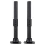 Lampă de masă plastic negru/alb, reglabil, efect curcubeu RGB, SmartLight, 2 tije de lumină pot fi conectate prin cablu USB-C, prin intermediul aplicației pot fi setate multe moduri de lumină, L x l x I: 30x30x325mm, set de 2 bucăți, LED RGB 2,5W 5V - imagine 5