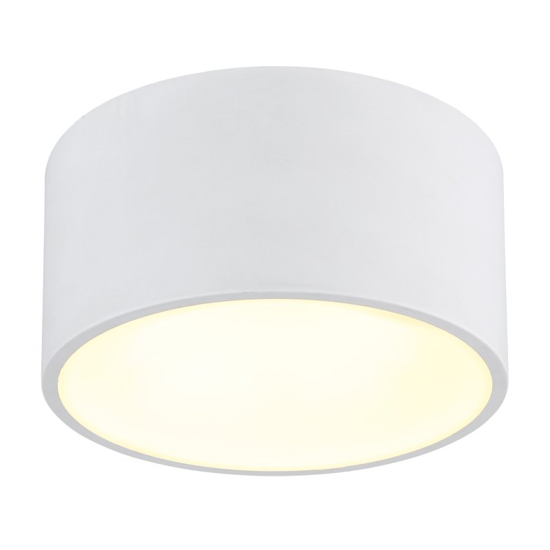 raymond-56964w-g29891 Plafonieră plastic alb mat, plastic alb mat, plastic opal, ø: 150mm, H: 75mm, incl. LED 12W 230V, 2000lm sursă, 900lm ieșire, 3000K - imagine 1