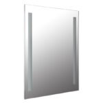 Oglindă Crom, Oglindă, Sticlă Satinată, Touch on/off, Variator Tactil Continuu, Funcție de Memorie, IP44, LxA: 500x610mm, AL: 25mm, Incl. LED 12W 230… - imagine 4