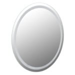 Oglindă, plastic satinat, touch on/off, reglabilă, variator continuu, funcție de memorie, ø: 750mm, AL: 24mm, incl. LED 16W 230V, sursă 230-1315lm, ieșire 120-970lm, 4000K