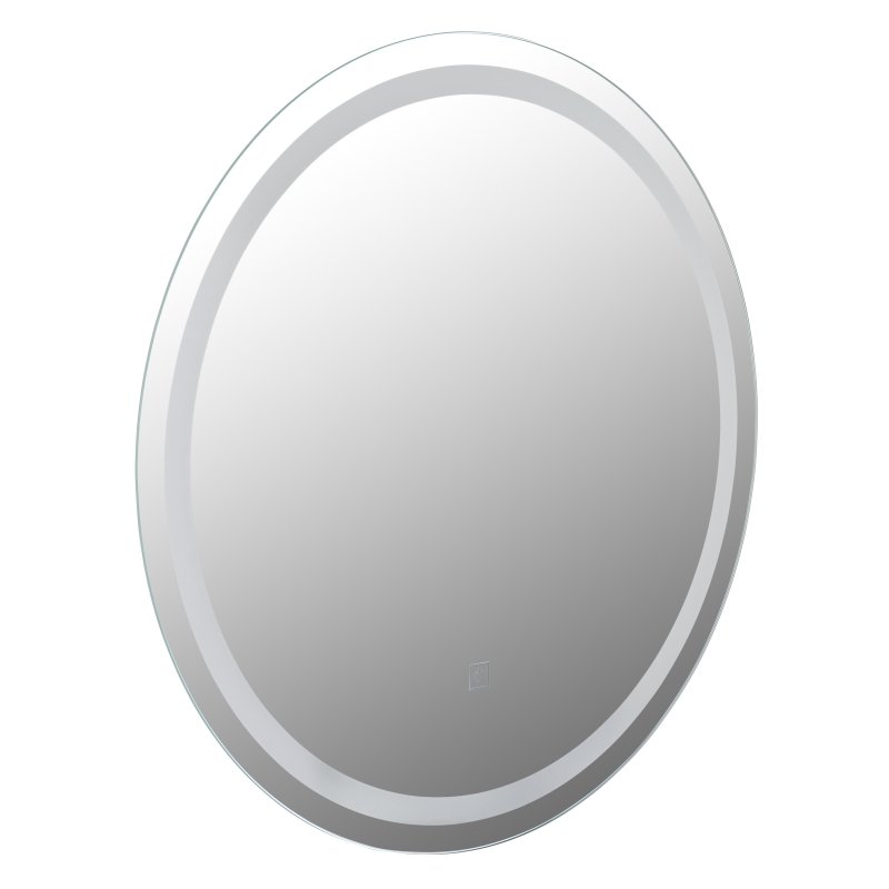 rivas-84033-g29852-6 Oglindă, plastic satinat, touch on/off, reglabilă, variator continuu, funcție de memorie, ø: 750mm, AL: 24mm, incl. LED 16W 230V, sursă 230-1315lm, ieșire 120-970lm, 4000K - imagine 1