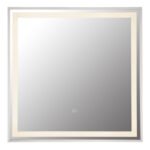 Oglindă Rivas, Nichel mat, LED 10W 2700/4000/6500K, H500mm, Globo - imagine 3
