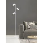Lampadar Robby, Alb, LED 5W, L250xH1540mm, Globo