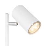 Veioza metal alb mat,intrerupator, cablu 1,5m, D:120, H:350, exkl. 1xGU10 35W 230V - imagine 4