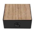 Aplică metal negru mat, MDF, imitație de lemn închis, întrerupător pe produs, l x I: 70x100mm, A: 135mm, fără 1x GU10 35W 230V - imagine 5