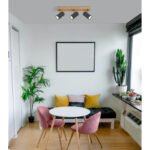 Spot metal grafit închis, metal negru mat, metal grafit, Lxlxh: 410x60x120mm, excl 3x GU10 35W 230V - imagine 2