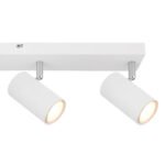 Spot metal alb, metal alb, metal cromat, Lxlxh: 560x60x120mm, excl 4x GU10 35W 230V - imagine 5