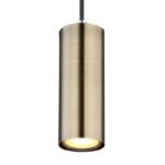 Suspensie metalica negru mat, metal, cablu PVC negru, LxLxA: 90x90x1200mm,excl 1x GU10 35W 230V - imagine 4