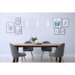 Suspensie metal alb, metal alb, cablu PVC alb, LxLxA: 90x90x1200mm, fără 1x GU10 35W 230V - imagine 2