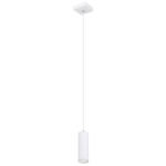 Suspensie metal alb, metal alb, cablu PVC alb, LxLxA: 90x90x1200mm, fără 1x GU10 35W 230V - imagine 3
