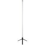 Lampă de podea plastic negru mat, plastic opal, cablu PVC negru, dimmabilă, schimbător de culori RGB, efect curcubeu RGB, aplicație, excl. adaptor, USB-A 2.0 - USB-C, telecomandă, bat. inclusă 1x CR2032, H: 1130mm, cablu 1500mm, incl. LED RGB 7W 5V - imagine 3