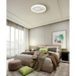 Plafonieră metal alb mat, plastic alb, acril opal, plastic negru, mai multe niveluri prin comutator de perete, culorile pot fi fixate, funcție de memorie, ø: 490mm, H: 70mm, incl. LED 36W 230V, sursă 4090lm, ieșire 2686lm, CCT 3000/4000/6500K