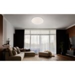 Plafoniera metal/alb acrilic, efect strălucitor, comutare cu un întrerupător de perete, memorie, lumină de noapte, compatibilă cu Google Assistant și Alexa, reglabilă, telecomandă, fixare culoare, ø540 V:75, LED 30W 230V, 243-2430lm, CCT 2700-6500K - imagine 2