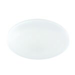 Plafoniera metal/alb acrilic, efect strălucitor, comutare cu un întrerupător de perete, memorie, lumină de noapte, compatibilă cu Google Assistant și Alexa, reglabilă, telecomandă, fixare culoare, ø540 V:75, LED 30W 230V, 243-2430lm, CCT 2700-6500K - imagine 5