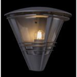Aplica de exterior din aluminiu antracit deschis plastic transparent, IP44, LxH: 270x250, AL: 165, excl  1xE27 60W 230V - imagine 3