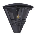Aplica de exterior din aluminiu antracit deschis plastic transparent, IP44, LxH: 270x250, AL: 165, excl  1xE27 60W 230V - imagine 4