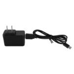 Lampa de masa metal negru mat, acrilic transparent, touch on/off, dimmabil, touch dimmer, variator tactil continuu, USB-A 2.0 - USB-C, baterie inclusa CR18650 1800mAh 3.7V, LxlxH: 140x75x230mm, LED 3W 230V,sursa 300lm,iesire 120lm, CCT2700/6500/4000K - imagine 5