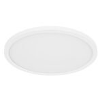 Plafoniera, plastic alb, plastic satinat, iluminare din spate, 3 niveluri de iluminare folosind un comutator de perete (100 - 50 - 10%), functie de memorie,IP44,Ø290,H: 25,inclusiv 1xLED 18W 230V, sursa 2100lm , 1600lm ieșire, 3000K - imagine 3