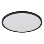 Plafoniera, plastic negru, plastic satinat, plastic alb, iluminare din spate, 3 niveluri de iluminare cu intrerupator de perete (100 - 50 - 10%), functie de memorie, IP44, Ø 420, H: 25, inclusiv 1xLED 24W 230V, sursa 2700lm, 2300lm ieșire, 3000K - imagine 3