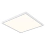 Plafoniera, plastic alb, plastic satinat, iluminare din spate, 3 niveluri de iluminare folosind un comutator de perete (100 - 50 - 10%), functie de memorie,IP44, LxLxH:295x295x25,incl.1xLED 18W 230V, sursa 2100lm, iesire 160lm,3000K