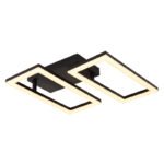 Plafoniera metal negru mat, plastic negru mat, plastic opal, mobil, LxLxA: 614x195x90mm, incl. LED 20W 230V, sursa 2000lm, iesire 1300lm, 3000K. - imagine 5