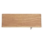 Aplica de perete metal lemn aspect maro, acril alb, luminează în sus și în jos, intrerupator, LxH: 225x80, AL: 45, incl. 1xLED 8W 230V, sursă 850lm, ieșire 240lm, 3000K - imagine 4