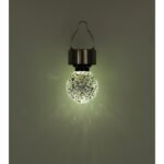 Corp de iluminat solar, meral/mozaic/oglinda, inaltime min de atarnare 15cm, Display de 12 buc, IP44, D:65, H:157, inkl. 1xLED 0,06W 3,2V, alb - imagine 5