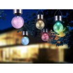 Corp de iluminat solar, meral/mozaic, inaltime min de atarnare 15cm, Display de 12 buc, IP44, schimbare culori, BxH:65x157, inkl. 1xRGB LED 0,05W 3V - imagine 2