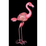 Lampa solara,Flamingo ,metal, roz deschis , 340x160x740, IP44, Lxlxh :., inclusiv 1xLED 0,06W 3V 3000K. - imagine 3