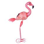 Lampa solara,Flamingo ,metal, roz deschis , 340x160x740, IP44, Lxlxh :., inclusiv 1xLED 0,06W 3V 3000K. - imagine 4