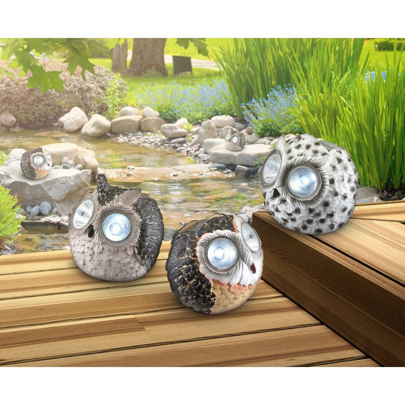 solar-33355-12-g15979-6 Lampă solară plastic colorat, plastic transparent, baterie reîncărcabilă inclusă, IP44, 12 display, Lxlxh: 115x112x100mm, inclusiv 2x LED 0.06W 3.2V - imagine 1