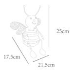 Lampă solară metal negru, plastic galben, IP44, LxLxH: 215x175x250mm, inclusiv LED 0.06W 3V, galben - imagine 5