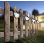 Corp iluminat solar, plastic gri, pentru prindere pe gard/perete Display/12 buc,, IP44, D:110, AL:40, inkl. 2xLED 0,06W 3,2V, alb - imagine 3