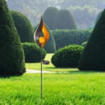 Corp iluminat solar, metal culoare bronz, sticla transparenta cu model , IP44, LxBxH:175x60x900, inkl. 1xLED 0,02W 3V - imagine 4