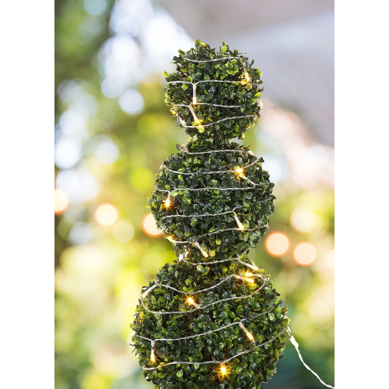 solar-33700-120-g16371-4 Ghirlanda de lumina cu incarcare Solara, Plastic negru, plastic transparent, Cablu L:2000, alb,panou solar, LED, IP44, L:3m - imagine 1