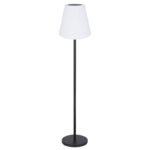 Solar metal negru,cablu PVC alb,reglabil, comutator, RGB, incl.,cablu USB,telecomandă, IP44 ,ø:340mm,H:1500mm, cablu 3000mm,3 înălțimi:70,110,150 cm,incl.LED 0.1W 3V,140-440lm, RGB,incl.0,1W 3V - imagine 3