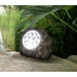 Lampa Solara gri din plastic , plastic transparent, IP44, LxWxH :. 155x110x110, inclusiv 8xLED 0,06W 3V, alb - imagine 2