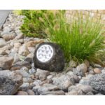 Lampa Solara gri din plastic , plastic transparent, IP44, LxWxH :. 155x110x110, inclusiv 8xLED 0,06W 3V, alb - imagine 3