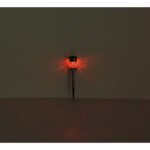 Lumină solară din oțel inoxidabil, plastic negru, cristale de sticlă, 2 niveluri: 5000K  RGB, IP44, ø:70mm H:350mm, număr de seturi 2buc, LED 0.06W 3V, 5000K, RGB LED 0.06W 3V - imagine 6