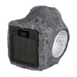 Lumină solară din plastic gri, transparent, IP44, 48 afișaj, LxWxH: 78x70x59mm, incl. LED 0.07W 3V, 4500K - imagine 4