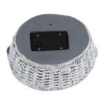 Lampă solară din plastic colorat, mată, comutator de presiune, IP44, LxlxÎ: 185x158x135mm, incl. 8x LED 0.08W 1.2V, 3500K - imagine 5